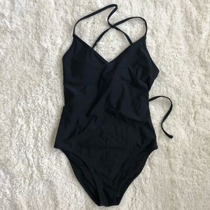Black one piece
